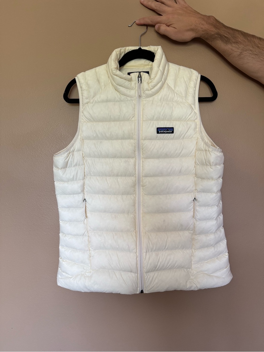 Patagonia Ivory Quilted Down Vest - Women's